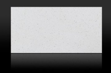 "These pristine quartz countertops exude a timeless elegance...